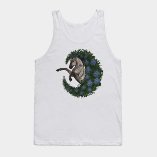 Spring Appaloosas Rearing with Flowers Tank Top